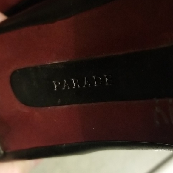 PARADE KNEE HI REAL LEATHER BOOTS.COOL STITCHING. - Picture 6 of 8